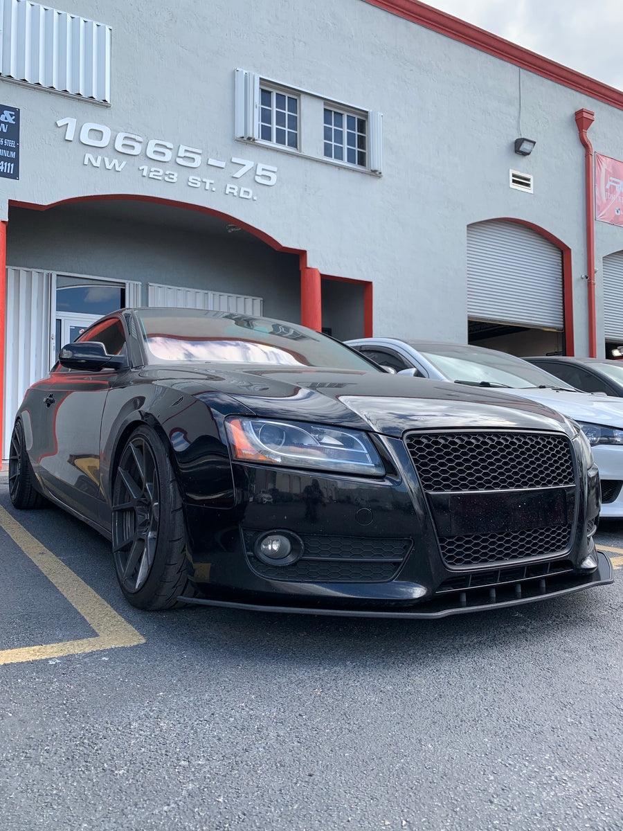 2011+ Audi A5 Coupe front splitter – J&F Custom Metal