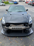 R35 GTR chassis mount front splitter