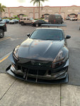 370z chassis mounted front splitter