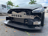 R35 GTR chassis mount front splitter