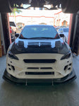 Varis widebody STI front splitter
