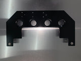Fire extinguisher dimpled bracket