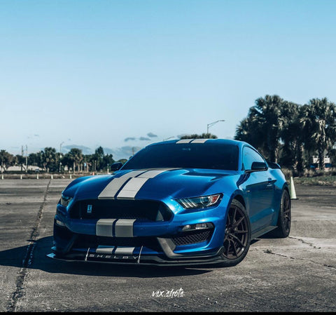 Mustang Gt350 chassis mount front splitter