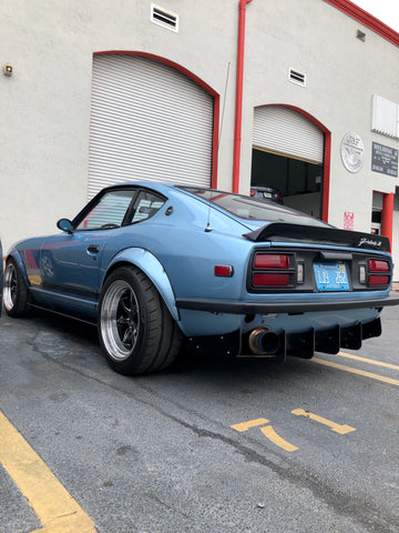 Datsun 280z Fairlady Z chassis mount rear diffuser