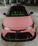 2020-2021 Toyota Corolla LE front splitter