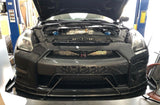 R35 GTR chassis mount front splitter