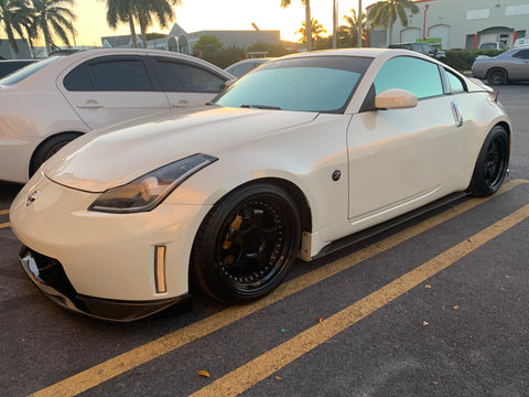 Nissan 350z side skirt extensions v1