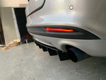 Ford Fusion rear diffuser & spats